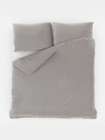 Kvalitex LUXURY COLLECTION lenjerie satinată 140x220, 70x90cm gri deschis
