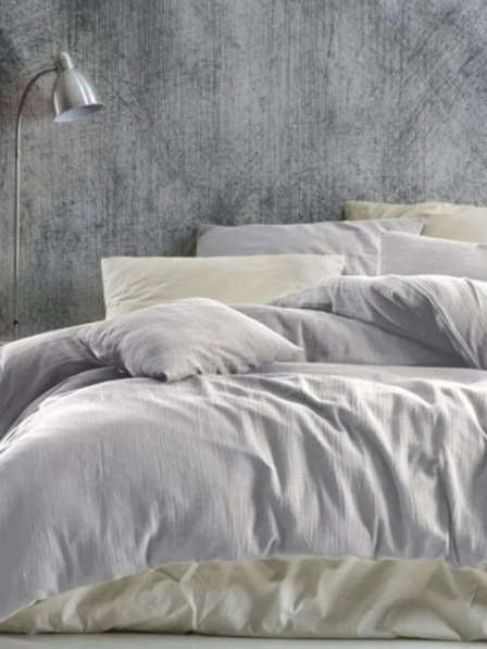 Kvalitex Husă de pilotă din muselină 140x200, 70x90cm gri deschis Kvalitex