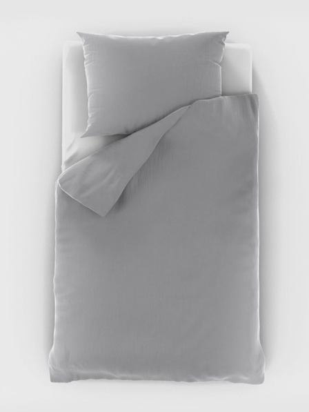 Kvalitex Husă de pilotă din muselină 140x200, 70x90cm gri deschis Kvalitex