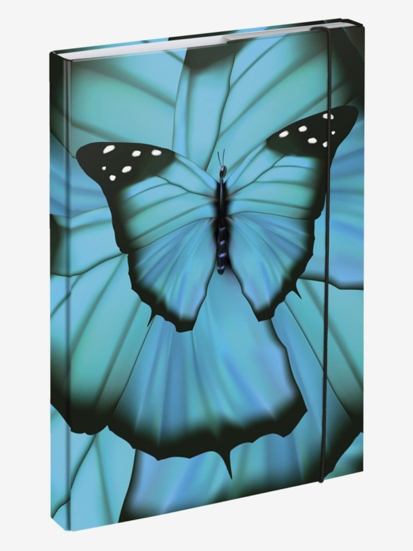 BAAGL  Copertă albastră pentru caiete școlare A4 Butterfly Baagl