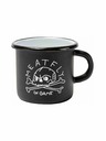 Meatfly Cană metalică smălțuită Meatfly 0,4 L | Neagră | Volum 0,4 L