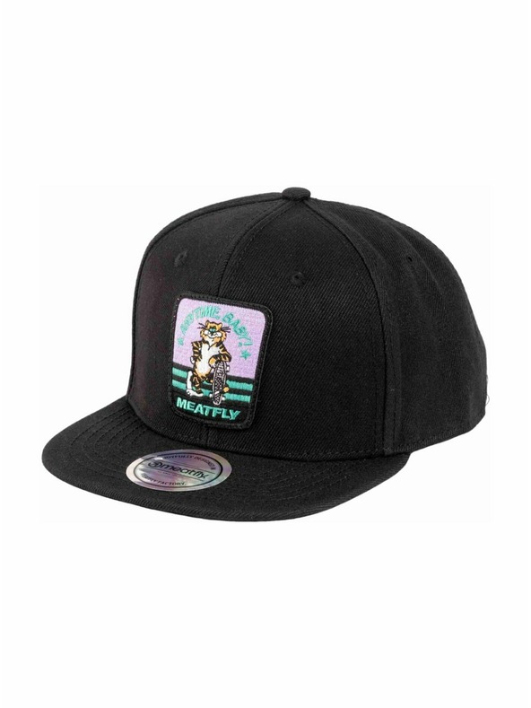Meatfly Șapcă Meatfly Alfy Snapback Negru Tomcat | Negru