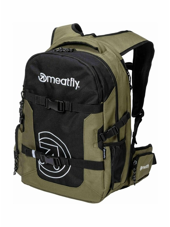 Meatfly Rucsac Meatfly Ramble Olivine 26 L | Negru | Volum 26 L