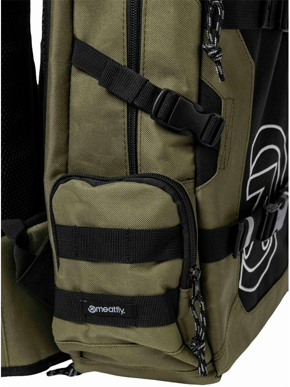 Meatfly Rucsac Meatfly Ramble Olivine 26 L | Negru | Volum 26 L