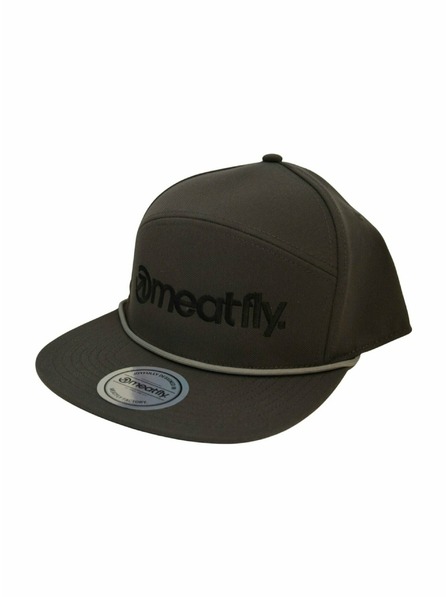 Meatfly Șapcă Meatfly Creeper 6 Panel Snapback Gri / Negru Logo