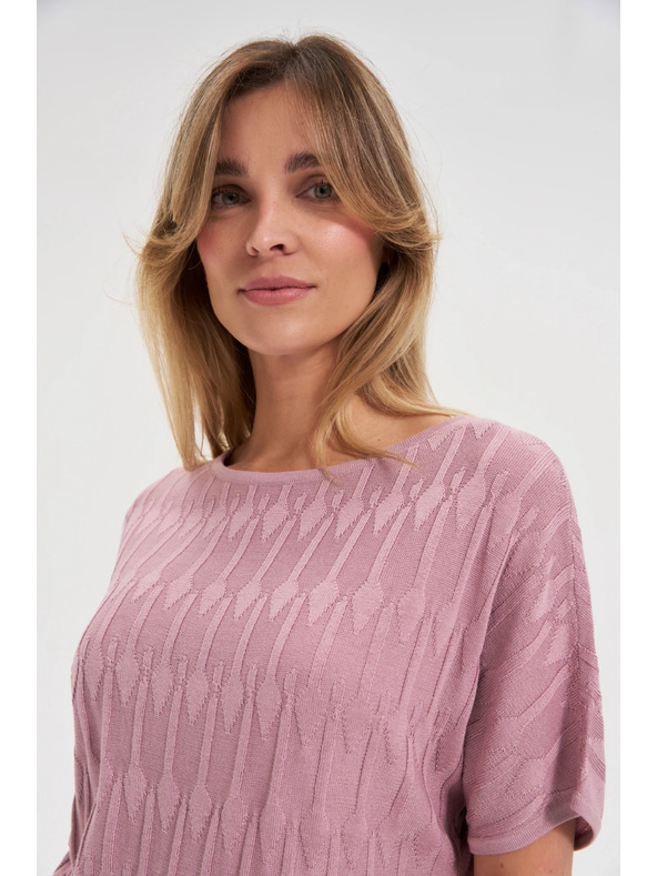Moodo Top roz tricotat Moodo