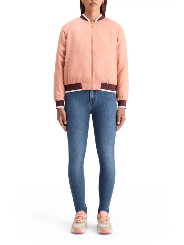 Scotch & Soda Bomber reversibil floral Scotch & Soda, pentru femei