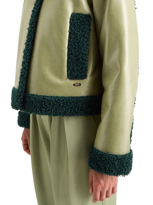 Scotch & Soda Jachetă din piele pentru femei Scotch & Soda