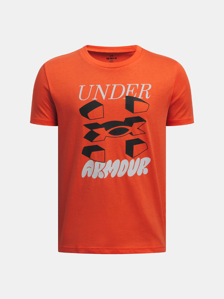 Under Armour Tricou pentru băieți Under Armour UA B SPLIT BIG LOGO SS