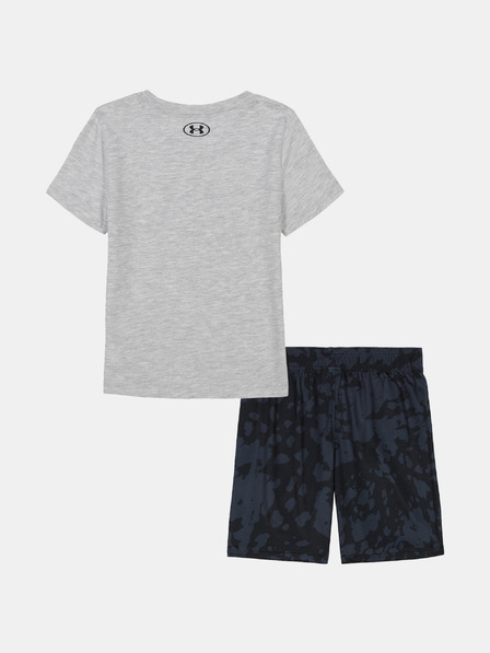 Under Armour Set pentru băieți Under Armour UA PRINTED SS SHORT SET-GRY