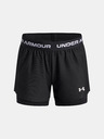 Under Armour Pantaloni scurți Under Armour UA Tech Play Up 2n1 Short-BLK