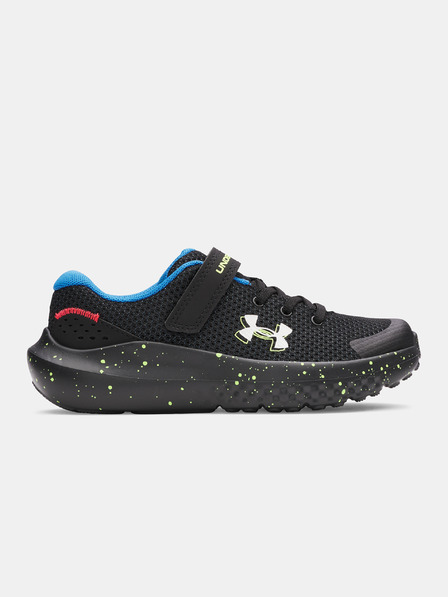 Under Armour Pantofi pentru băieți Under Armour UA BPS Surge 4 AC-BLK