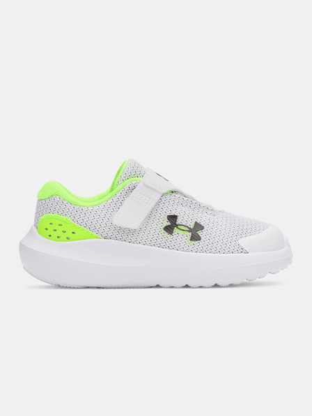 Under Armour Pantofi pentru băieți Under Armour UA BINF Surge 4 AC-WHT