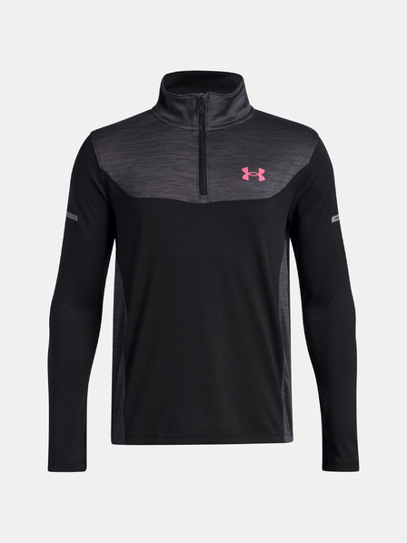 Under Armour Tricou pentru băieți Under Armour UA Tech Utility 1/4 Zip-BLK