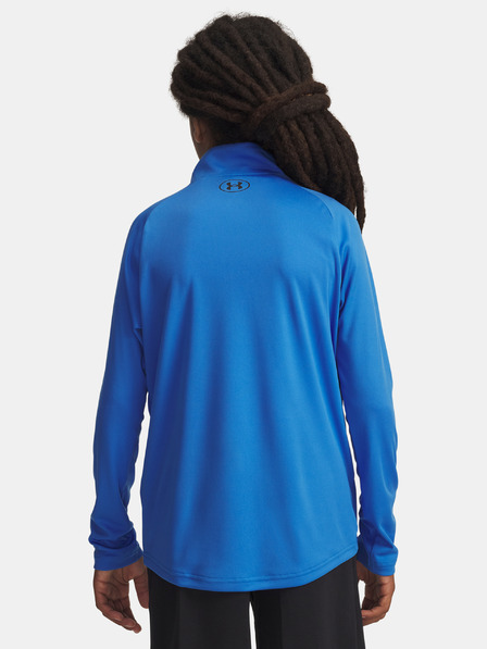 Under Armour Tricou pentru băieți Under Armour UA Tech 2.0 1/2 Zip-BLU