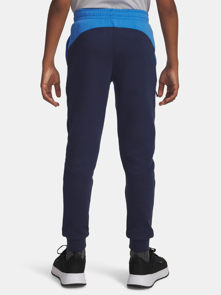 Under Armour Pantaloni de trening pentru băieți Under Armour UA B Unstoppable Flc Jogger-BLU