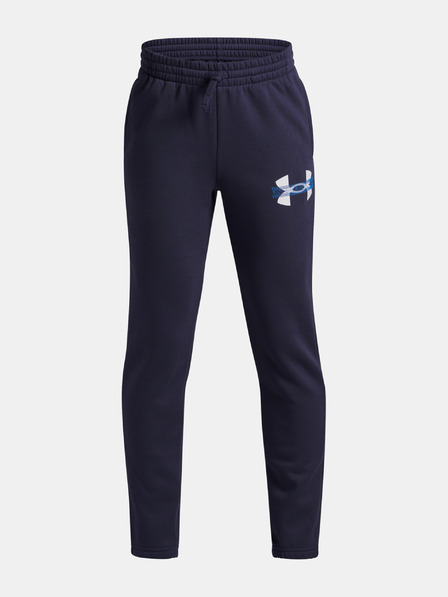 Under Armour Pantaloni de trening pentru băieți Under Armour UA Rival Flc Cblck Grphc Jgr-BLU