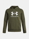 Under Armour Hanorac pentru băieți Under Armour UA Rival Fleece BL Hoodie-GRN