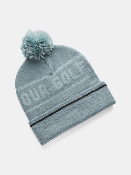 Under Armour Beanie bărbătesc Under Armour M's Drive Pom Beanie-BLU