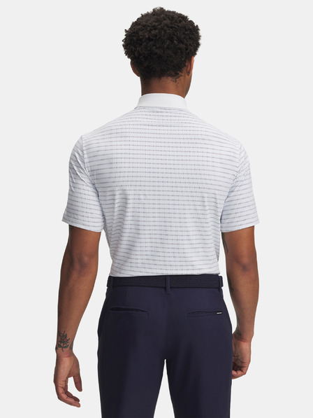 Under Armour Tricou pentru bărbați Under Armour UA Drive Chill Printed Polo-WHT