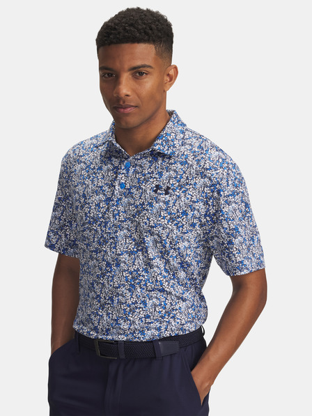 Under Armour Tricou pentru bărbați Under Armour UA Playoff 3.0 Printed Polo-BLU