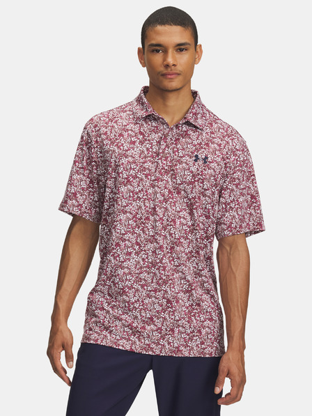 Under Armour Tricou pentru bărbați Under Armour UA Playoff 3.0 Printed Polo-PNK