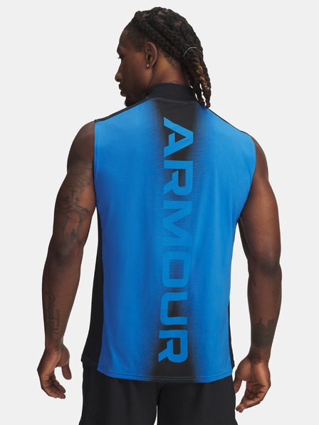 Under Armour Maiou bărbătesc Under Armour UA HG Wordmark SL-BLU