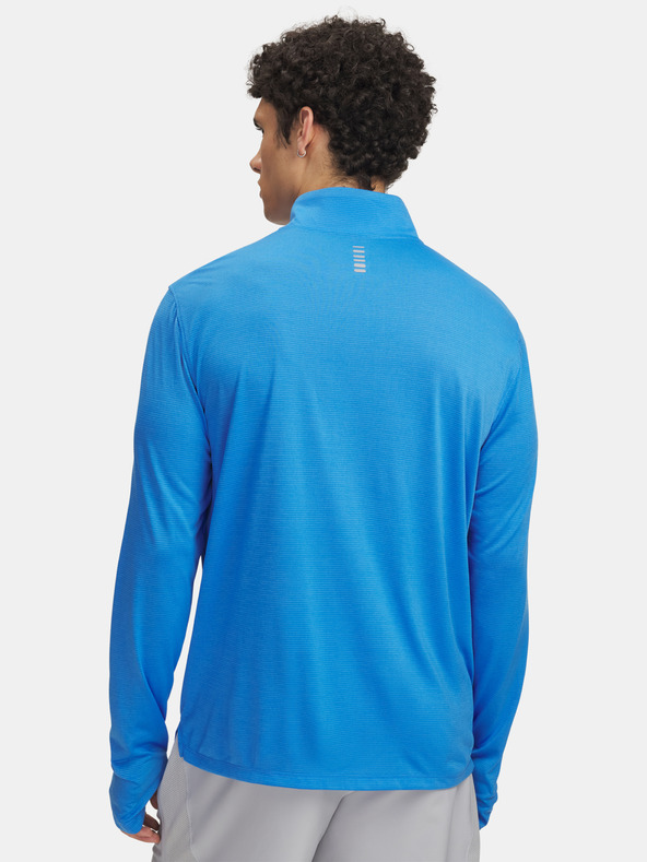 Under Armour Tricou bărbătesc Under Armour UA LAUNCH 1/4 ZIP-BLU