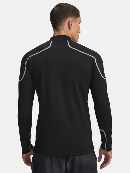 Under Armour Tricou bărbătesc Under Armour Cold Weather Grid LS Mock-BLK
