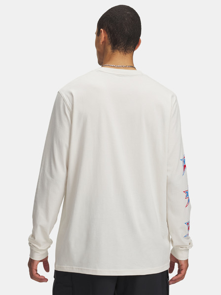 Under Armour Tricou pentru bărbați Under Armour UA 60/40S STACKED STARS LS-BRN