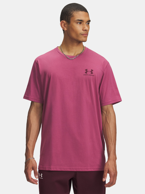 Under Armour Tricou pentru bărbați Under Armour UA M SPORTSTYLE LC SS-PNK