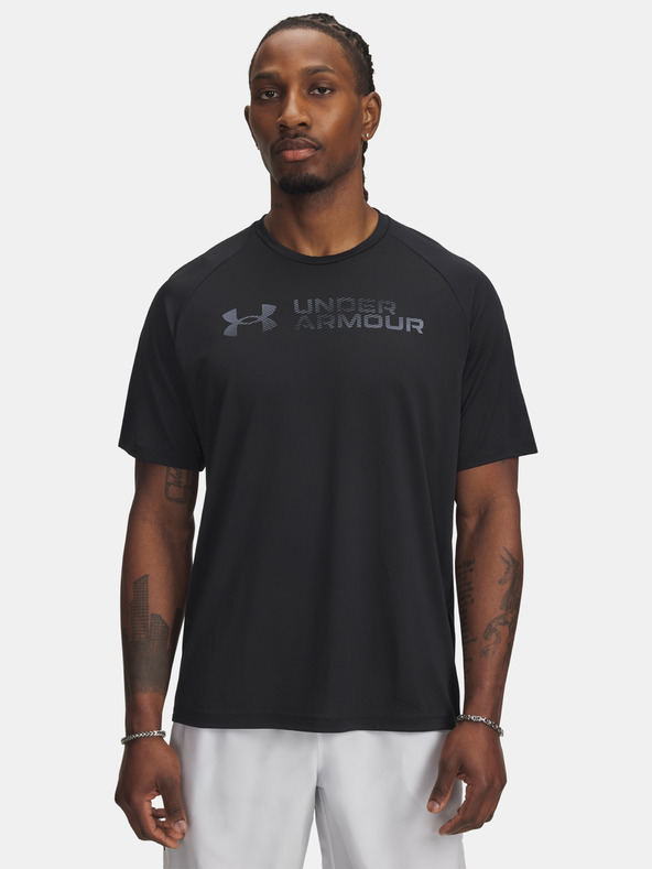 Under Armour Tricou pentru bărbați Under Armour UA Tech Reflective SS-BLK