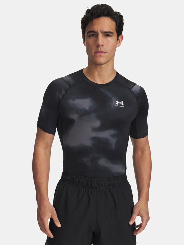 Under Armour Tricou pentru bărbați Under Armour UA HG Armour Printed SS-BLK