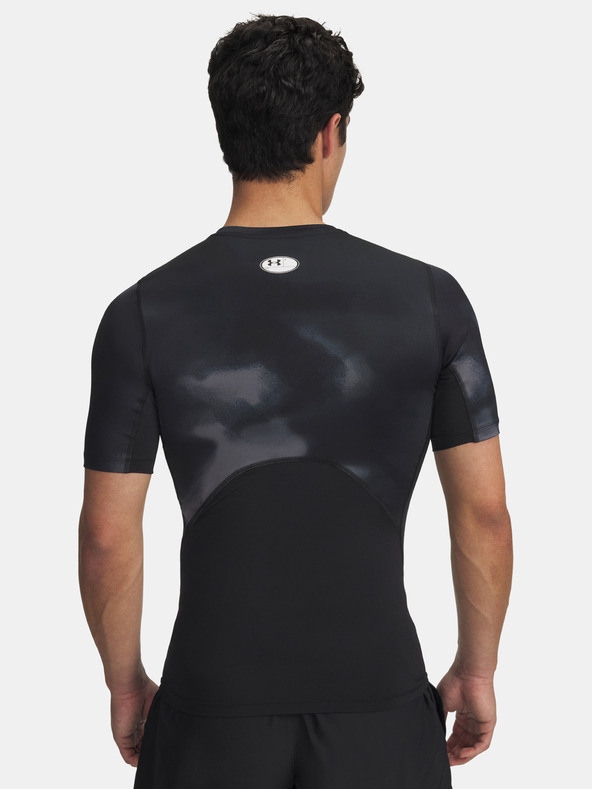 Under Armour Tricou pentru bărbați Under Armour UA HG Armour Printed SS-BLK