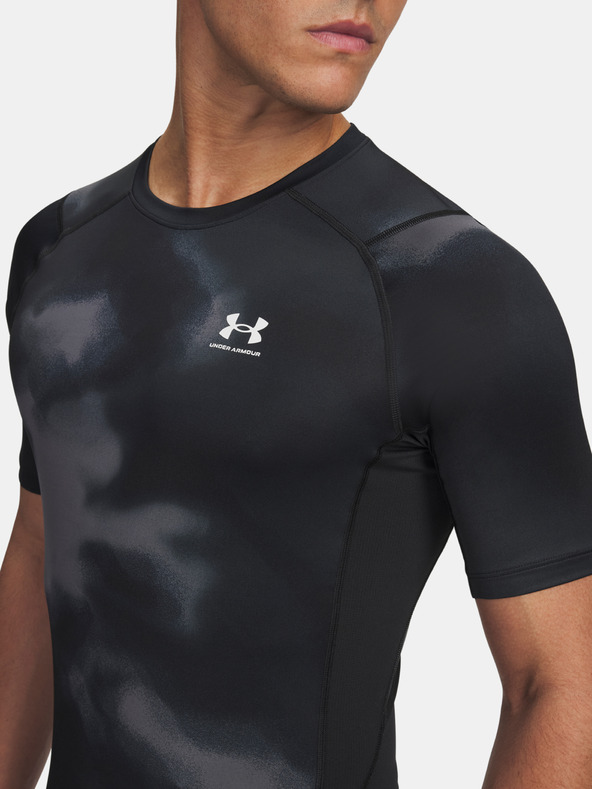 Under Armour Tricou pentru bărbați Under Armour UA HG Armour Printed SS-BLK