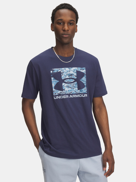 Under Armour Tricou pentru bărbați Under Armour UA ABC CAMO BOXED LOGO SS-BLU