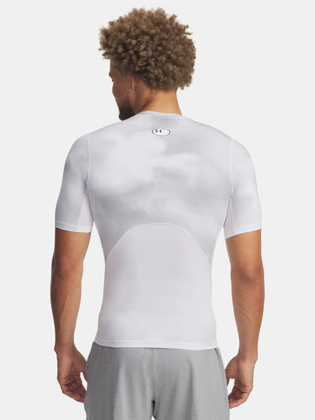 Under Armour Tricou pentru bărbați Under Armour UA HG Armour Printed SS-WHT