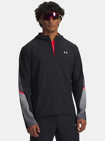 Under Armour Jachetă bărbătească Under Armour UA Velociti Storm Hooded Jkt-BLK
