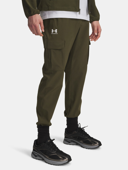 Under Armour Pantaloni sport bărbați Under Armour UA Vibe Woven Cargo Pants-GRN
