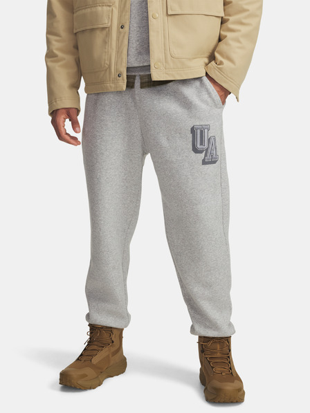 Under Armour Pantaloni de trening Under Armour UA Icon Flc Graphic Jgr-GRY