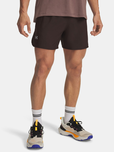 Under Armour Pantaloni scurți pentru bărbați Under Armour UA TRAIL RUN LAUNCH SHORTS-BRN