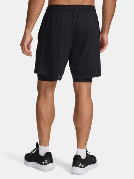 Under Armour Pantaloni scurți pentru bărbați Under Armour UA Tech Vent 2in1 Short-BLK