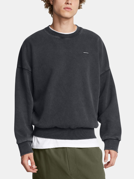 Under Armour Hanorac pentru bărbați Under Armour UA Icon HWT Flc Wash OS Crew-BLK
