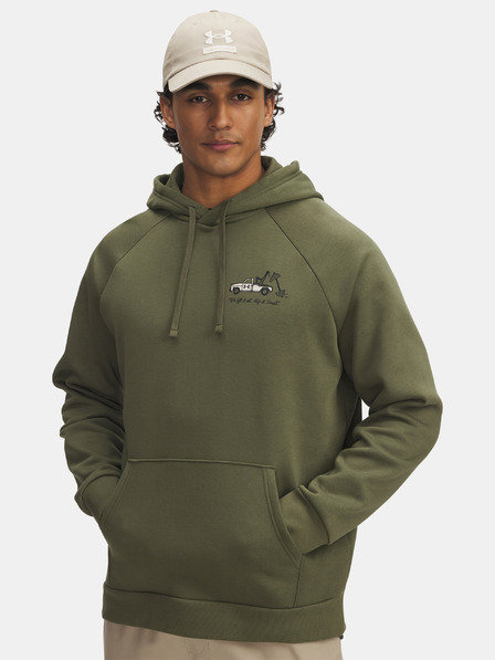 Under Armour Tricou Under Armour UA Rival Fleece HBR Logo HD-GRN, bărbați