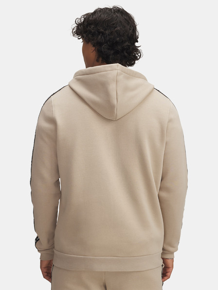 Under Armour Hanorac pentru bărbați Under Armour UA Icon Fleece FZ Taping-BRN