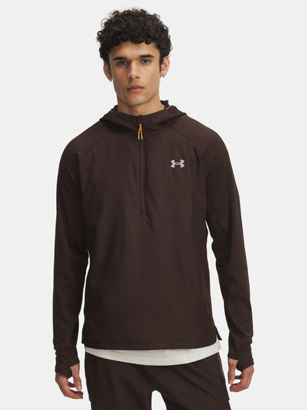 Under Armour Hanorac pentru bărbați Under Armour UA TRAIL RUN HOODIE-BRN