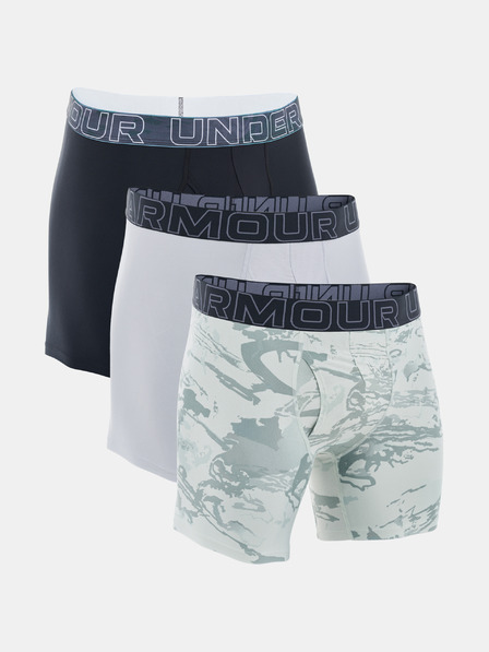 Under Armour Boxeri pentru bărbați Under Armour M UA Perf Tech Nov 6in (3 buc)