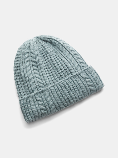 Under Armour Căciulă pentru femei Under Armour W Halftime Cable Knit Beanie-GRN