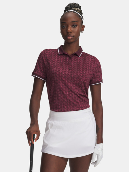 Under Armour Tricou pentru femei Under Armour UA Playoff Jacquard Polo-RED