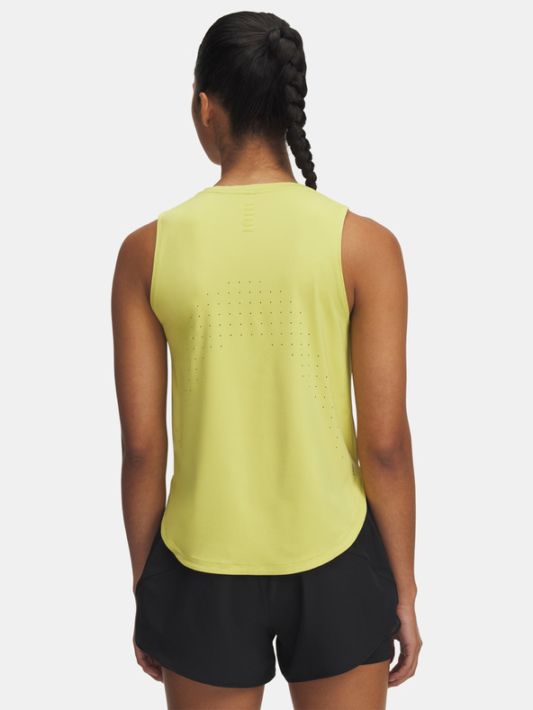 Under Armour Maiou pentru femei Under Armour UA Launch Elite Tank-YLW